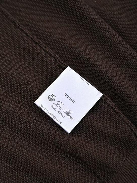 Мужская коричневая футболка Loro Piana premium