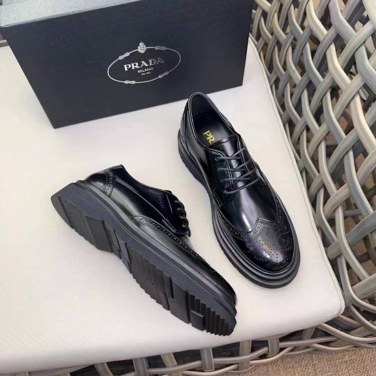 Лакированные ботинки Prada premium - Black
