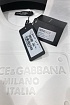 Белая футболка Dolce&Gabbana Milano Italia logo-embossed