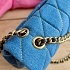 Джинсовая сумка Coach baguette 26x12 см