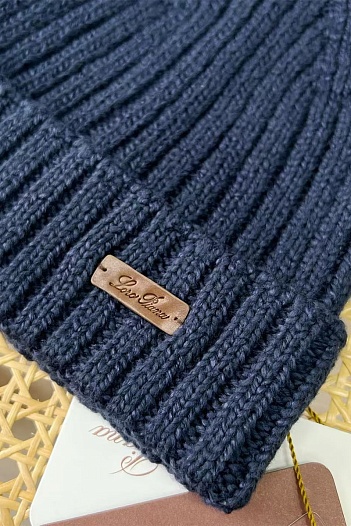 Мужская шапка Loro Piana Niseko Premium - Blue   