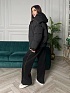 Женский чёрный костюм тройка MIU MIU