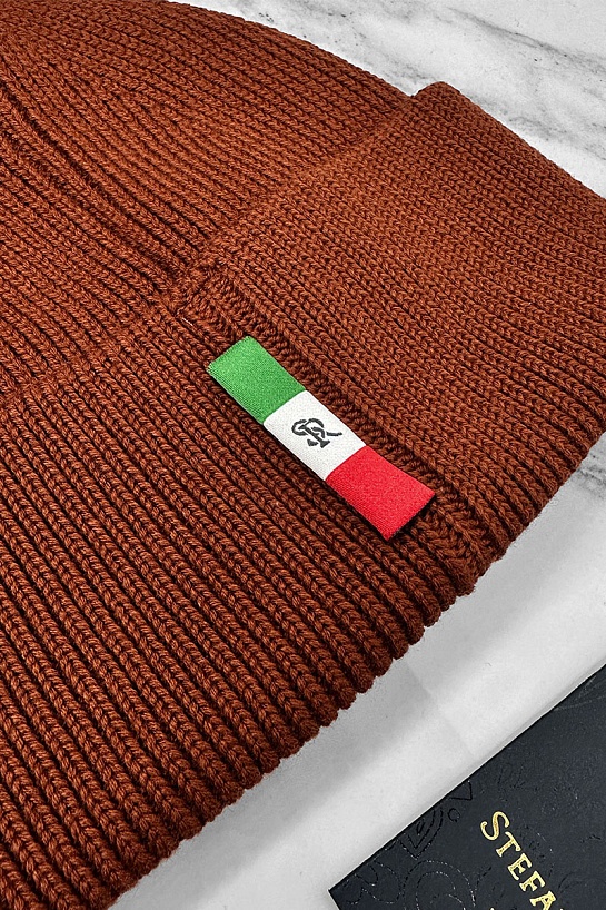 Шапка Stefano Ricci logo-embroidered - Ginger