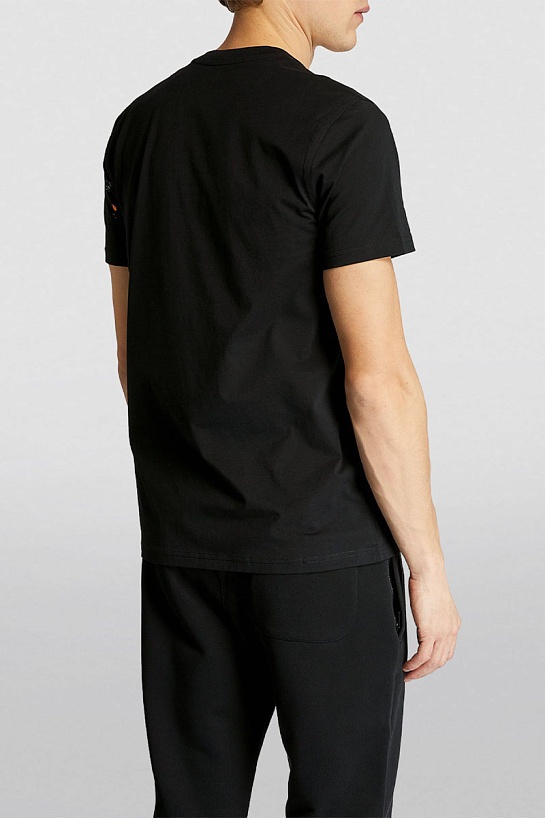 Футболка чёрного цвета Moschino paint-splattered