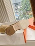 Женские замшевые сапоги Hermes Premium - Brown