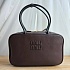 Кожаная сумка тоут MIU MIU Beau 36x21 см - Brown