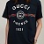 Чёрная оверсайз футболка Gucci Firenze 1921