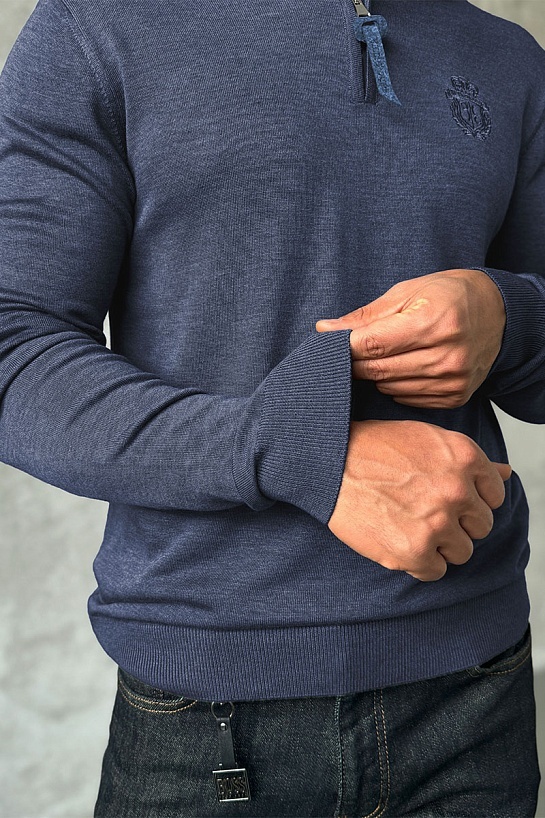 Мужская кофта Billionaire zip-up - Indigo