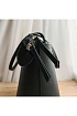 Кожаная сумка-шоппер Prada 34x27 см - Black