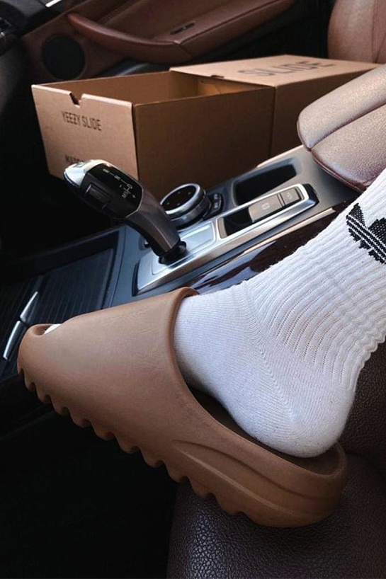 Шлёпанцы Adidas Yeezy Slide - Brown