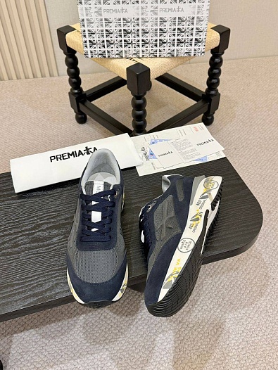 Мужские кроссовки Premiata Moe Run - Navy   