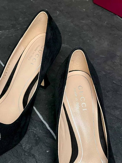 Женские замшевые туфли Chanel Alicia premium   