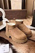 Женские замшевые ботинки UGG Heights - Chestnut