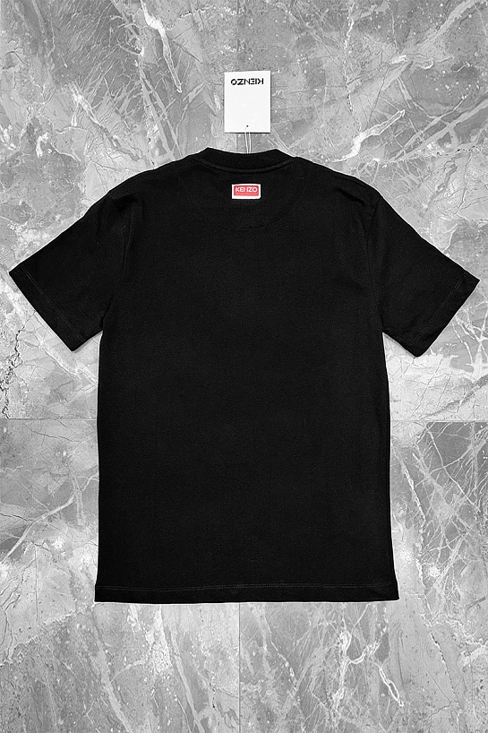 Чёрная футболка Kenzo Boke Flower graphic print