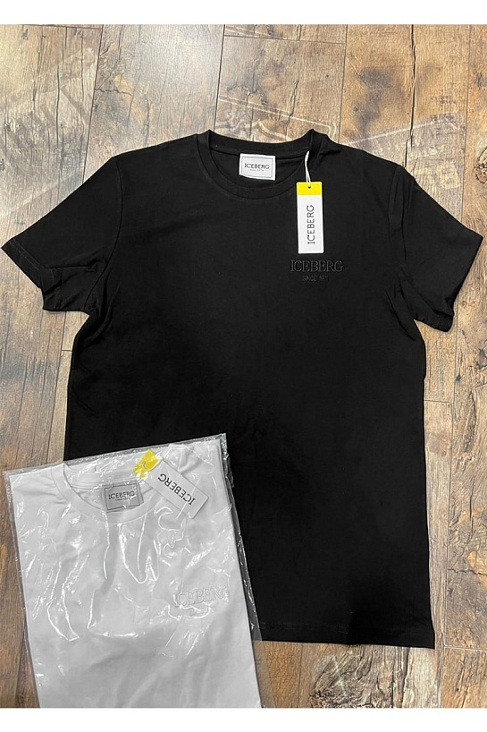 Мужская футболка Iceberg чёрного цвета