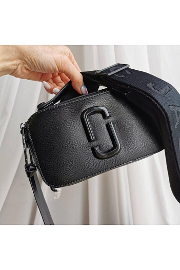 Кожаная сумка Marc Jacobs 25x16 см - Black   