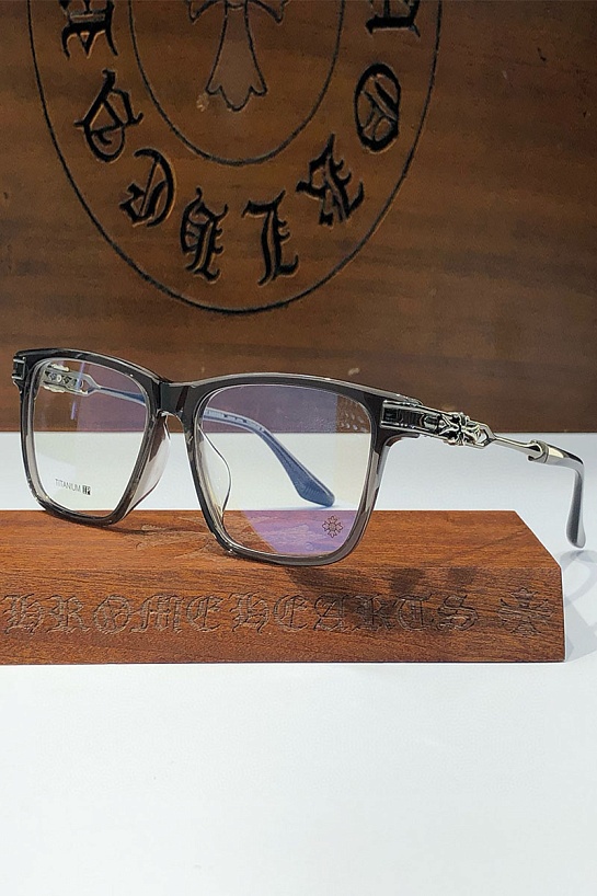 Очки Chrome Hearts с прозрачными линзами