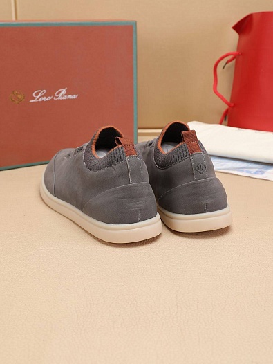 Мужские кроссовки Loro Piana Soho Walk - Grey   
