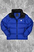 Утеплённая куртка Moncler Peuplier logo-patch - Navy / Black