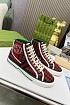 Мужские кроссовки Gucci Tennis 1977 high-top - Red