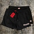 Мужские чёрные шорты Hugo Boss logo-print