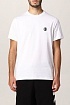 Футболка белого цвета Burberry Parker TB circle logo