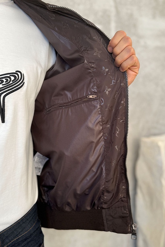 Мужской бомбер Louis Vuitton Monogram - Brown