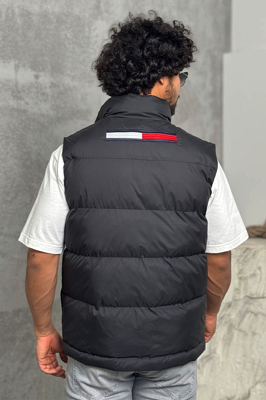 Мужской чёрный жилет Tommy Hilfiger