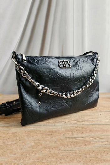 Женская кожаная сумка Balenciaga 37x25 см   