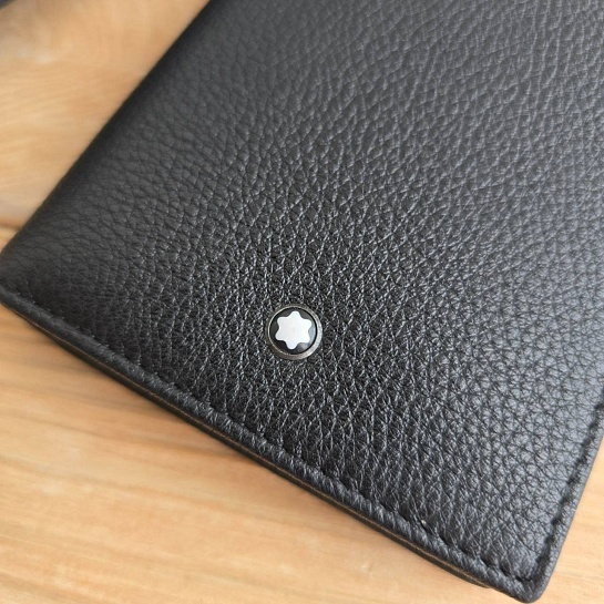 Кожаный бумажник Montblanc 18x9 см