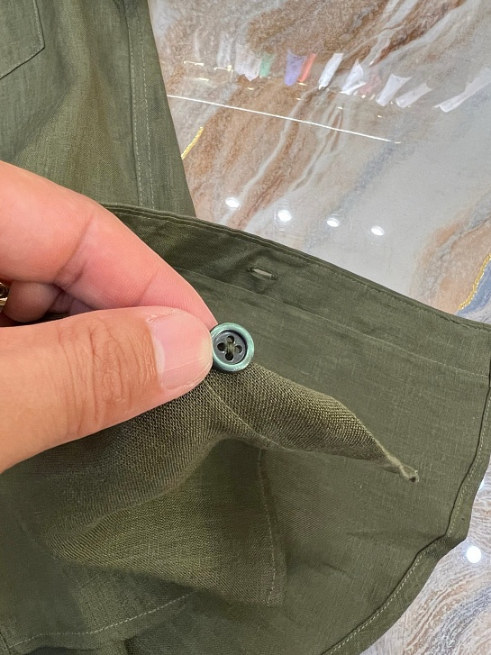 Льняная рубашка Dolce & Gabbana Premium - Khaki