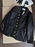 Женский пиджак из эко кожи Schiaparelli Premium - Black
