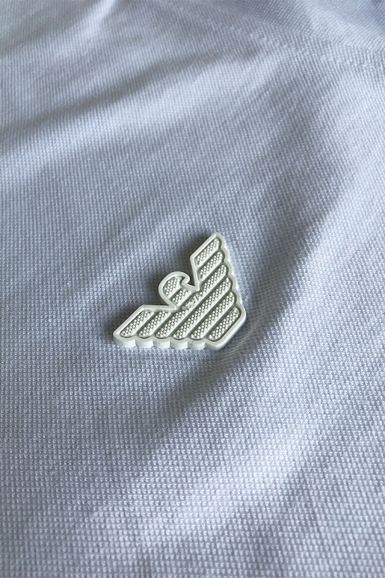 Белое мужское поло Emporio Armani 7