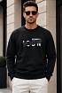 Чёрный мужской свитшот Dsquared2 Icon tape