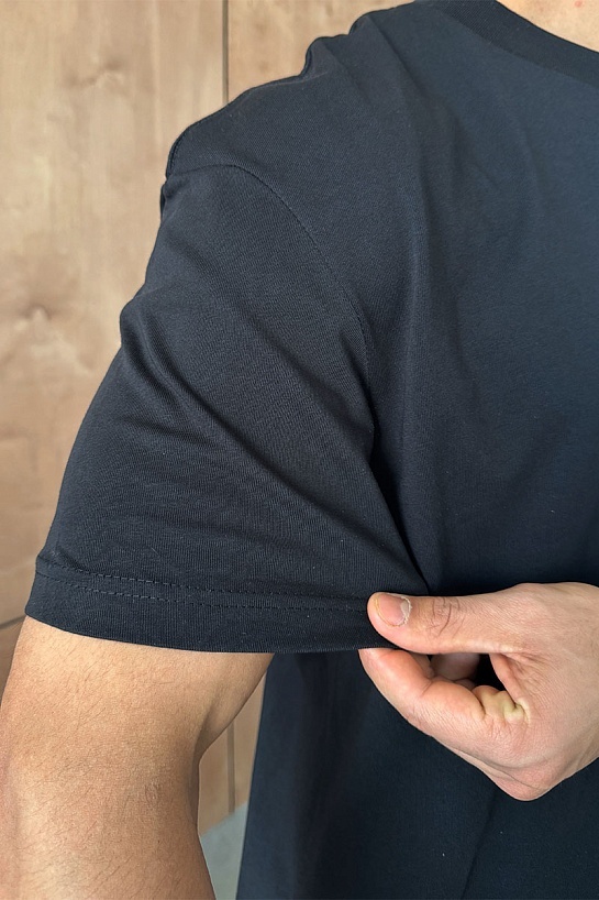 Чёрная оверсайз футболка Off-White Bubble Arrows