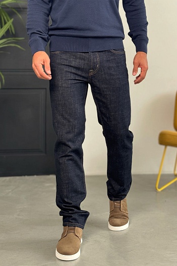 Мужские джинсы тёмно-синего цвета Polo Ralph Lauren regular fit   