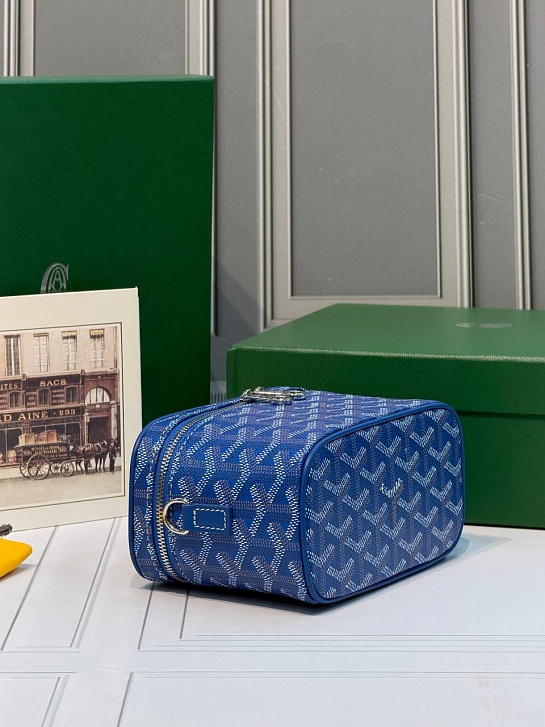 Кожаная сумка Goyard Muse Mini Vanity ​premium 16,5x10,5x8 см