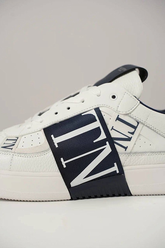 Кожаные кроссовки Valentino VL7N low-top - White / Navy