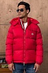 Мужская куртка Moncler красного цвета