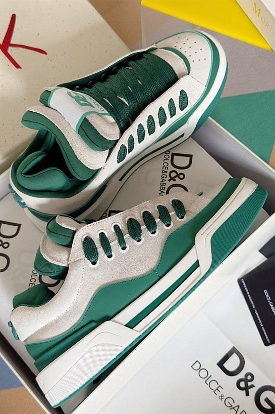 Мужские кроссовки Dolce & Gabbana Mega Skate - Green