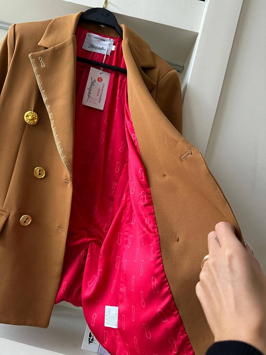 Женский пиджак Schiaparelli Premium - Brown