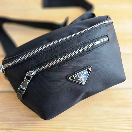 Сумка на пояс Prada 28x16 см - Black
