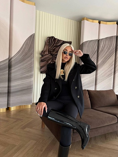 Женское пальто Schiaparelli Premium - Black   