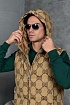 Мужской бежевый жилет Gucci GG Monogram