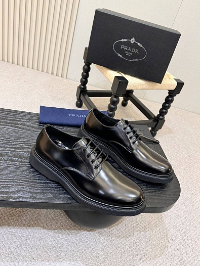 Лакированные ботинки Prada premium - Black   