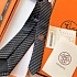 Галстук Hermes Jetez l'Ancre premium - Black