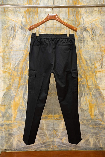 Чёрные штаны-карго Dolce & Gabbana premium   