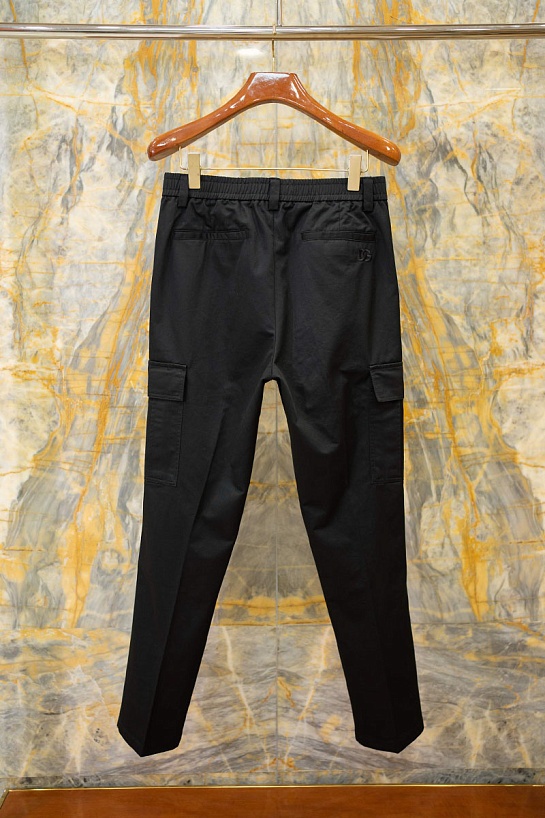 Чёрные штаны-карго Dolce & Gabbana premium