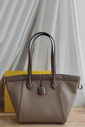 Кожаная сумка Fendi Origami Large 40x27 см   
