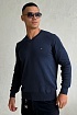 Мужской джемпер Tommy Hilfiger logo-embroidered - Navy